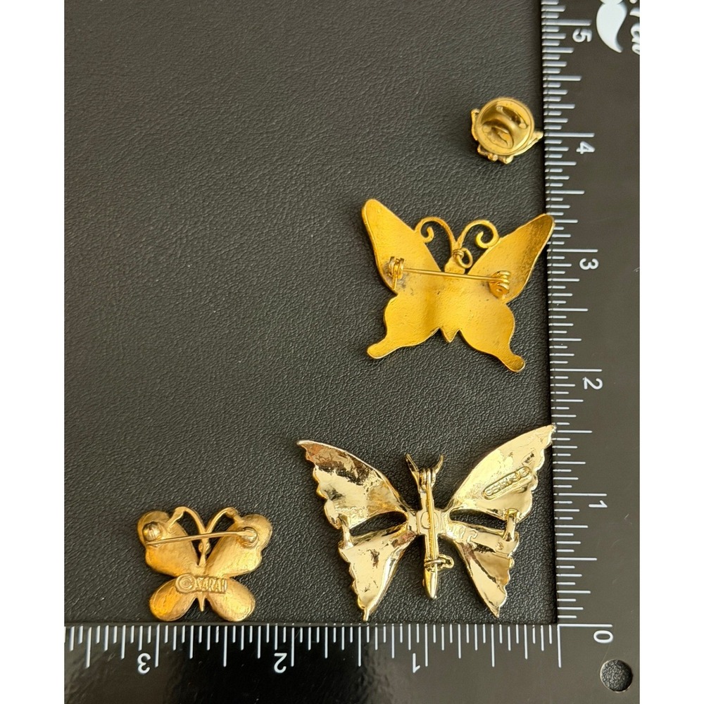 Vintage Brooch Butterfly Sarah Coventry Gerrys Enamel - Picture 5 of 6